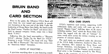 1961 UCLA at USC Football Program