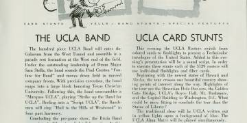 1961 UCLA vs. TCU Football Program