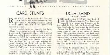 1962 UCLA vs. Air Force Football Program