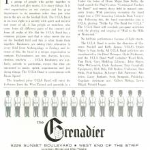 1962 Goal Post UCLA vs. Colorado State Band Page