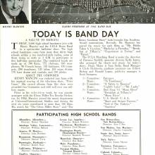 1962 Goal Post UCLA vs. Ohio State Band Day