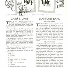 1962 Goal Post UCLA vs. Stanford Band 1