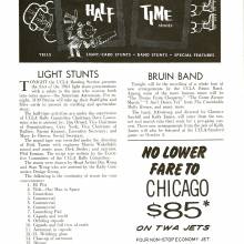 1963 Goal Post UCLA vs. Pittsburgh Band