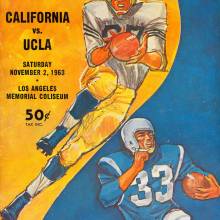1963 Goal Post UCLA vs. Cal Cover