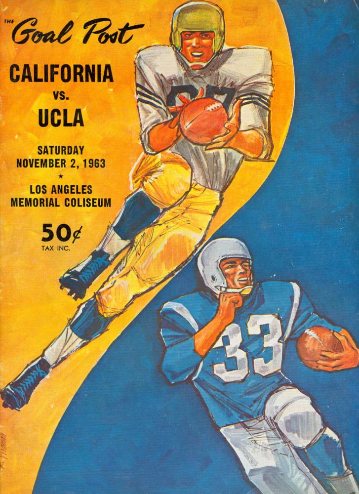 1963 Goal Post UCLA vs. Cal Cover