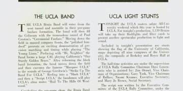 1963 UCLA vs. Cal Football Program