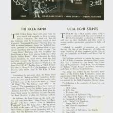 1963 Goal Post UCLA vs. Cal Band Page