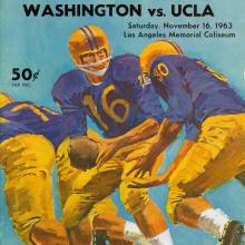 1963 Goal Post UCLA vs. UW Cover