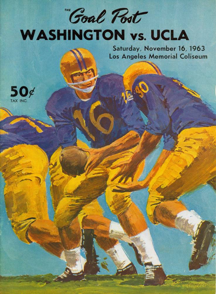 1963 Goal Post UCLA vs. UW Cover