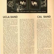 1965 Goal Post UCLA vs. Cal Band Page 1