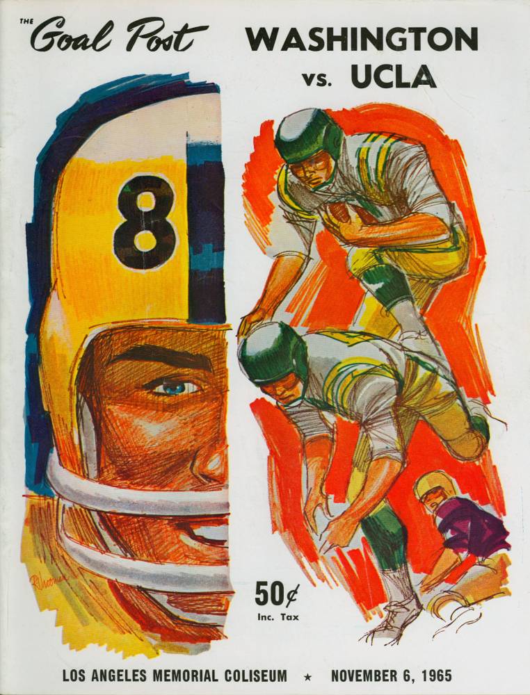 1965 Goal Post UCLA vs. UW Cover