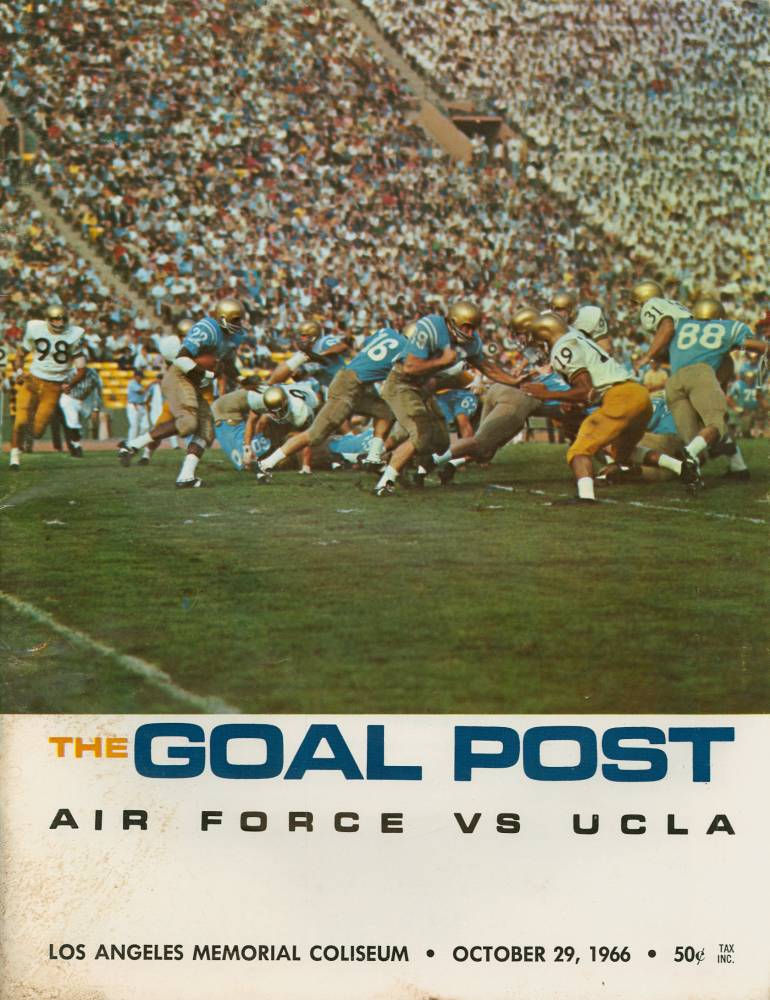 1966 Goal Post UCLA vs. Air Force Cover