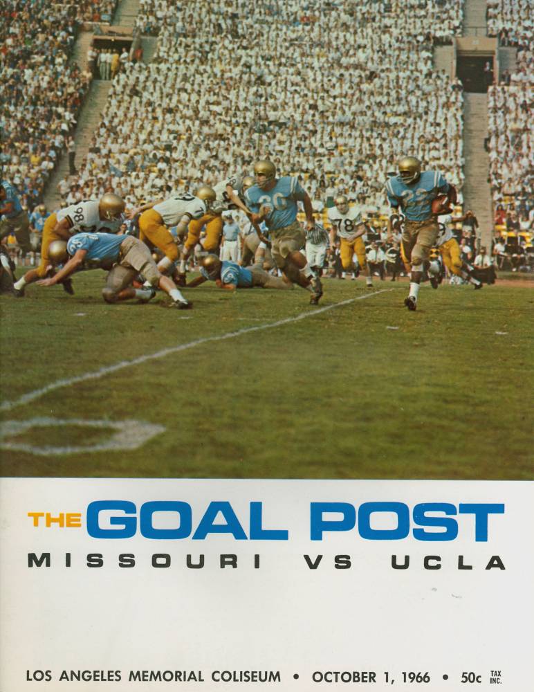 1966 Goal Post UCLA vs. Missouri Cover