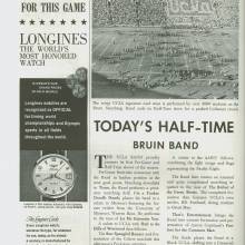 1966 Goal Post UCLA vs. Missouri Band Page
