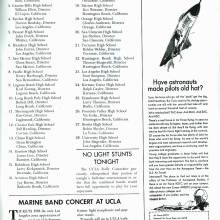 1966 Goal Post UCLA vs. Penn State band page 2