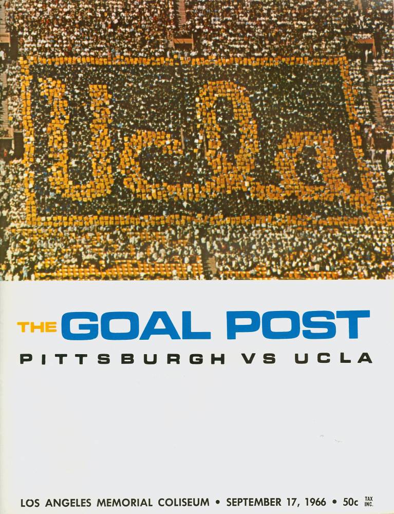 1966 Goal Post UCLA vs. Pittsburgh Cover