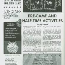 1966 Goal Post UCLA vs. Stanford Band Page