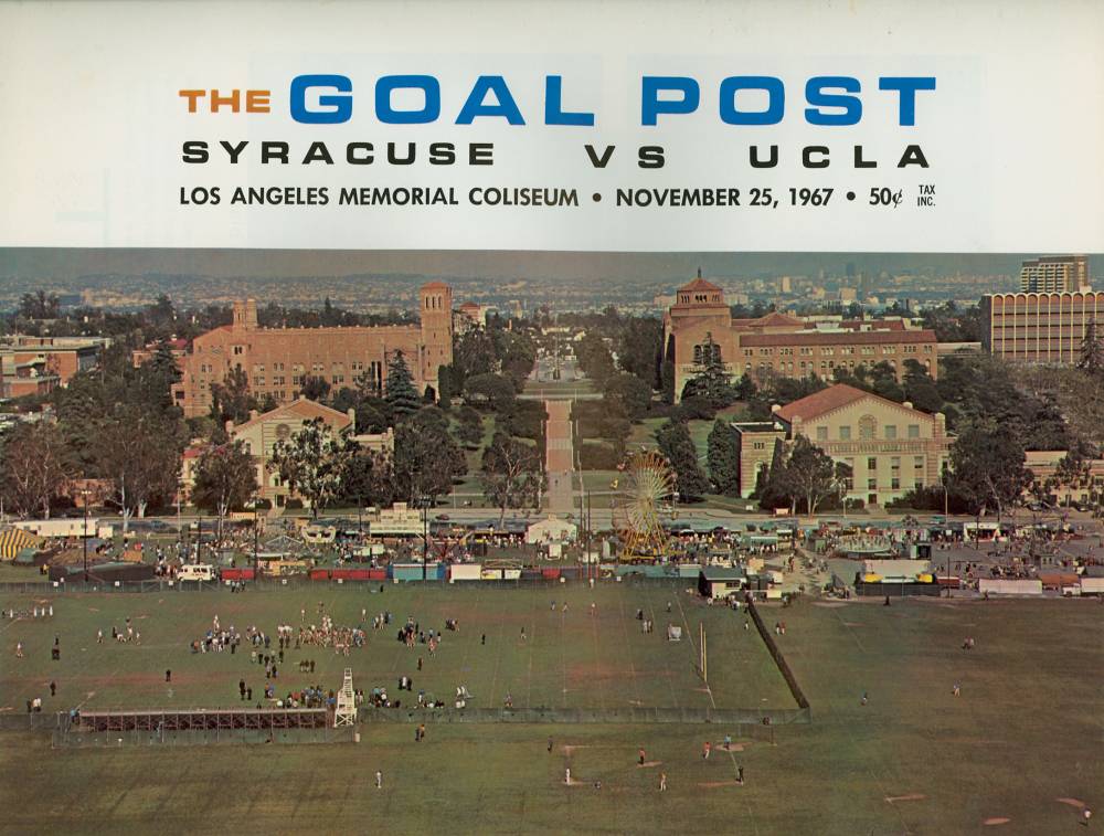 1967 Goal Post UCLA vs. Syracuse Cover