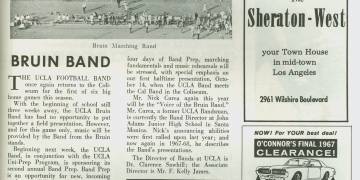 1967 UCLA vs. Tennessee Football Program