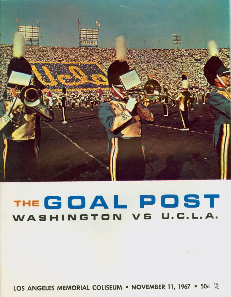 1967 Goal Post UCLA vs. UW Cover