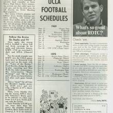 1968 Goal Post UCLA vs. Pittsburgh Band Page 2