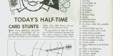 1968 UCLA vs. Stanford Football Program