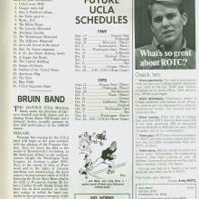 1968 928 Goal Post UCLA vs. WSU Band Page