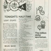 1969 Goal Post UCLA vs. Oregon State Band Page 1