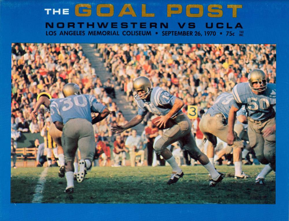 1970 Goal Post UCLA vs. Northwestern Band  Cover Page