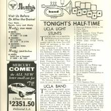 1970 Goal Post UCLA vs. Northwestern Band Page 1