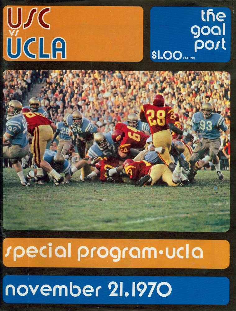 1970 Goal Post UCLA vs. USC Cover Page