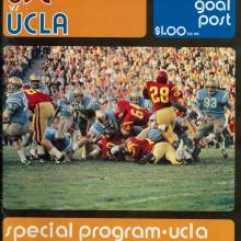 1970 Goal Post UCLA vs. USC Cover Page