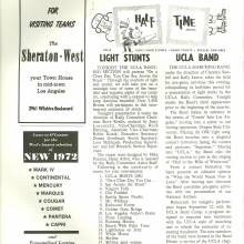 1971 Goal Post UCLA vs. Oregon State Band Page 1