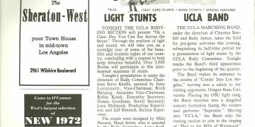 1971 UCLA vs. Oregon State Football Program
