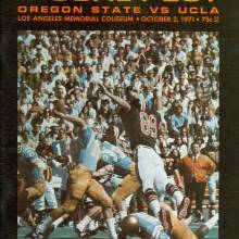 1971 Goal Post UCLA vs. Oregon State Cover Page