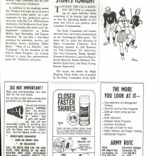 1972 Goal Post UCLA vs. Arizona Band Page 2