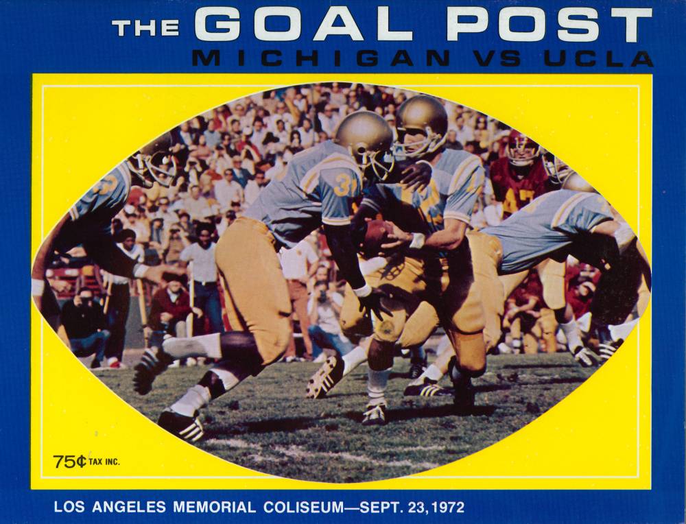 1972 Goal Post UCLA vs. Michigan Cover