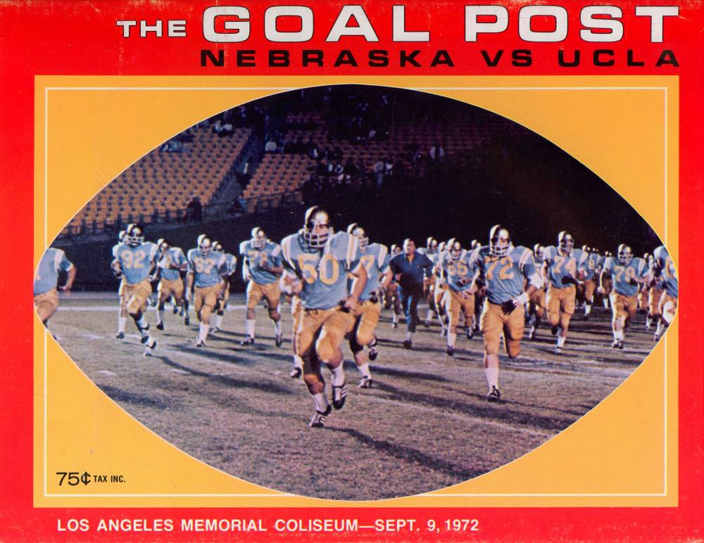 1972 Goal Post UCLA vs. Nebraska Cover