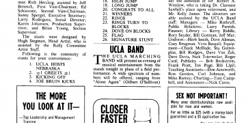 1972 UCLA vs. Nebraska Football Program