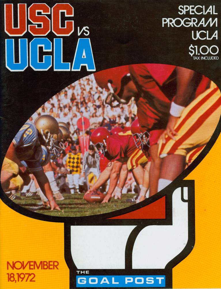 1972 Goal Post UCLA vs. USC Cover