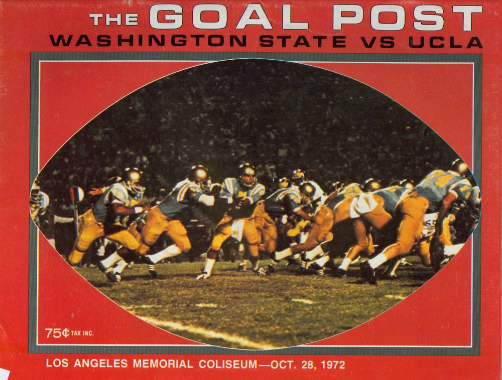 1972 Goal Post UCLA vs. WSU Cover