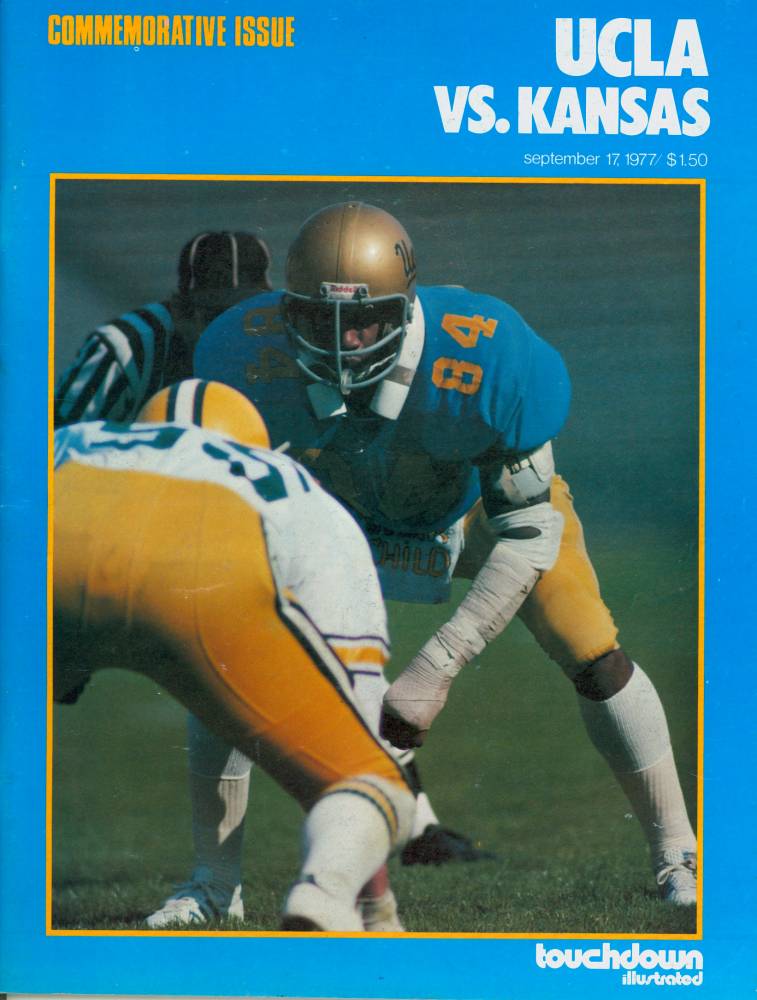 1977 UCLA vs. Kansas Touchdown Illustrated Coverx