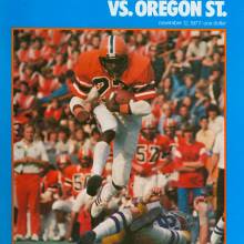 1977 UCLA vs. Oregon State Touchdown front cover