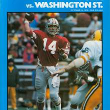 1978 UCLA vs. WSU Touchdown front cover