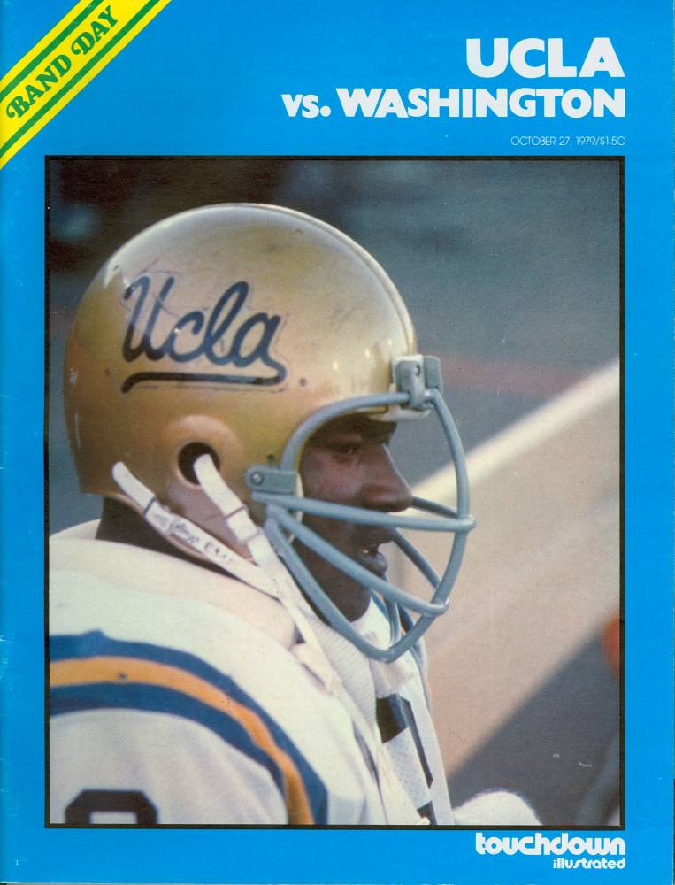 1979 UCLA vs. UW Touchdown front cover