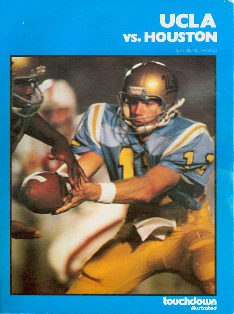 1979 UCLA vs. Houston Touchdown front cover