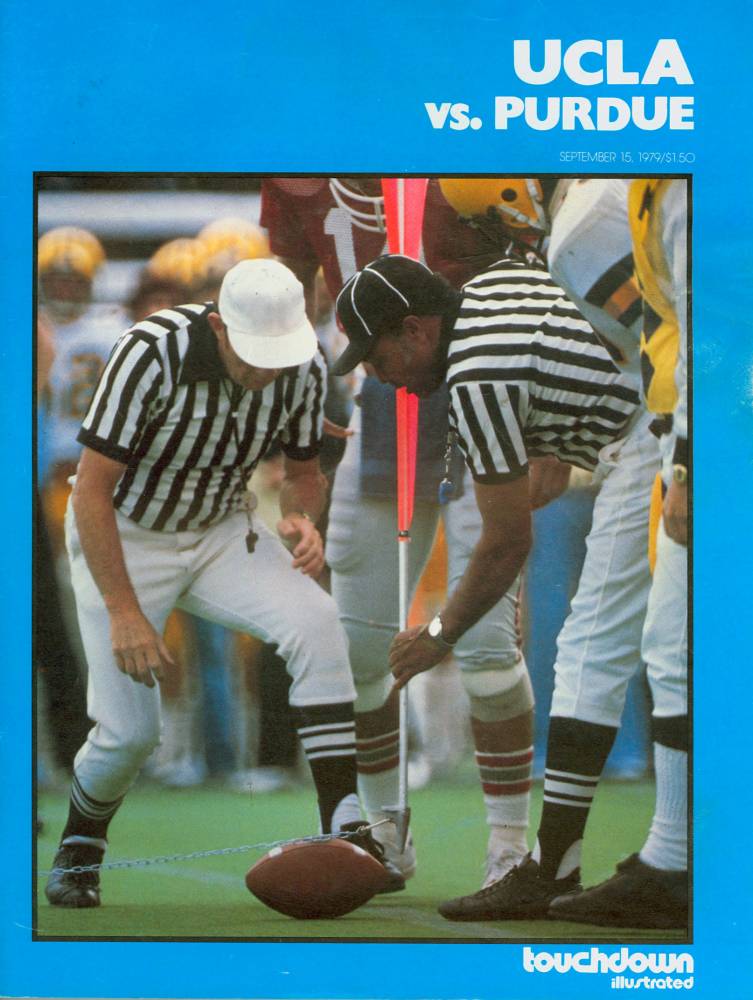 1979 UCLA vs. Purdue Touchdown front cover