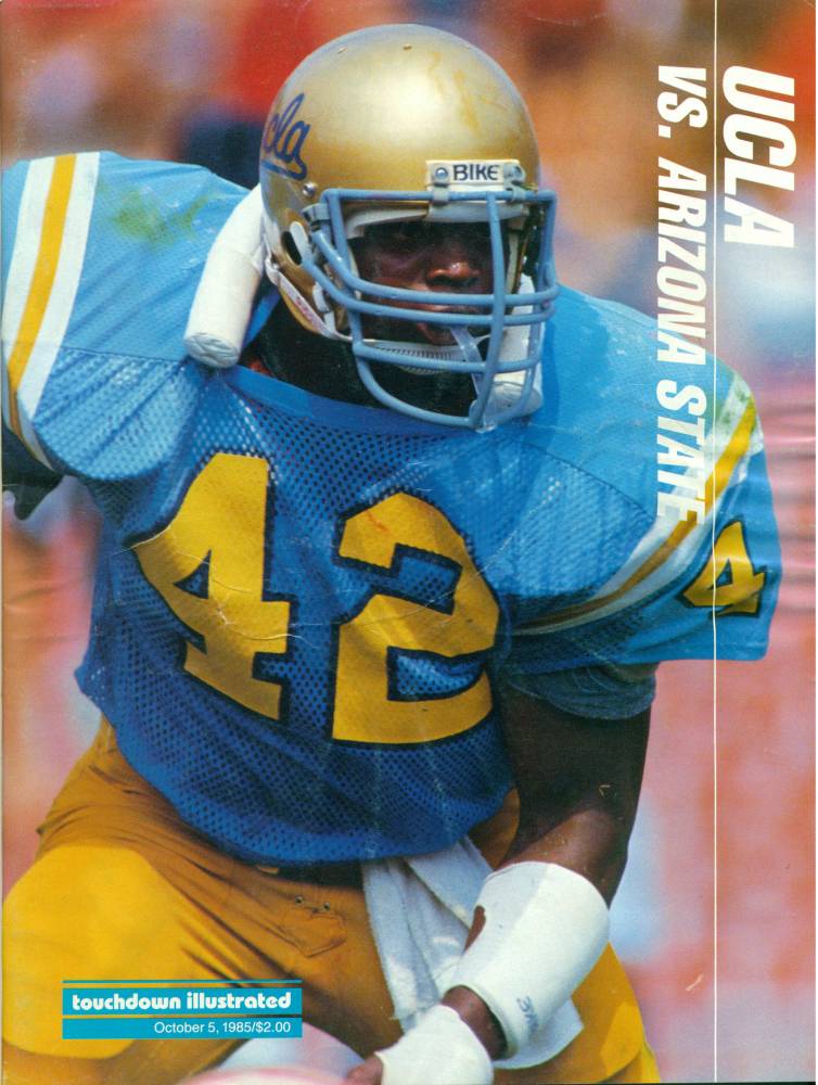 1985 Football Program ASU 10-5-85-1