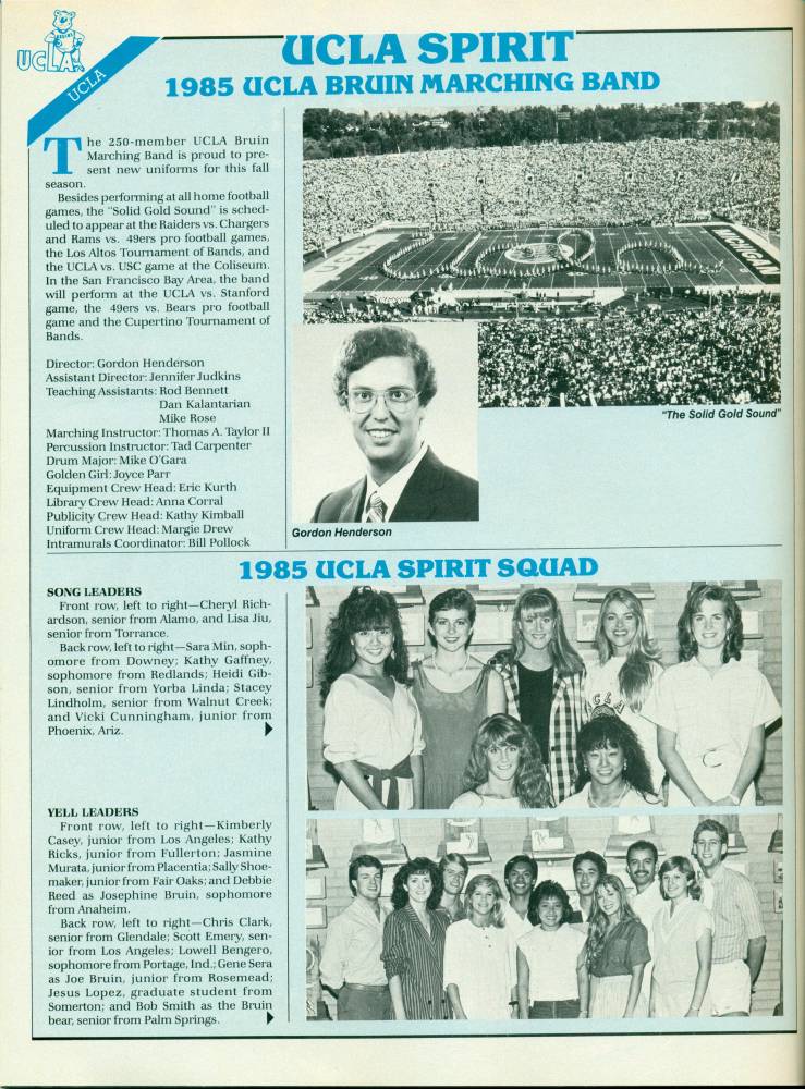 1985 Football Program ASU 10-5-85-2