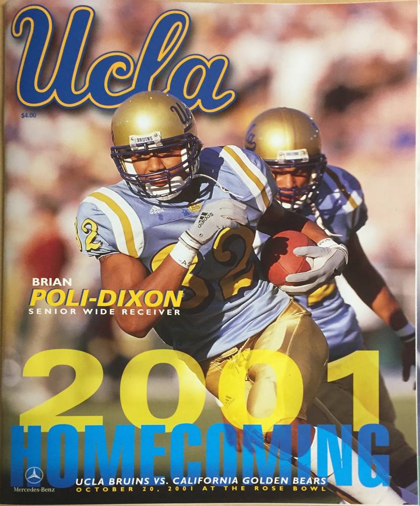 2001 FB Program Cover Photo